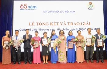 Công đoàn EVN: Trao giải cuộc thi “Gương sáng tiêu biểu ngành Điện”