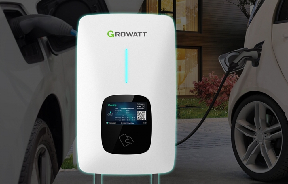 Growatt ra mắt bộ sạc xe điện ứng dụng trong dân dụng và thương mại
