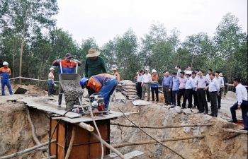 Thi công cụm dự án đường dây 500kV mạch 3: Đảm bảo an toàn, đúng tiến độ