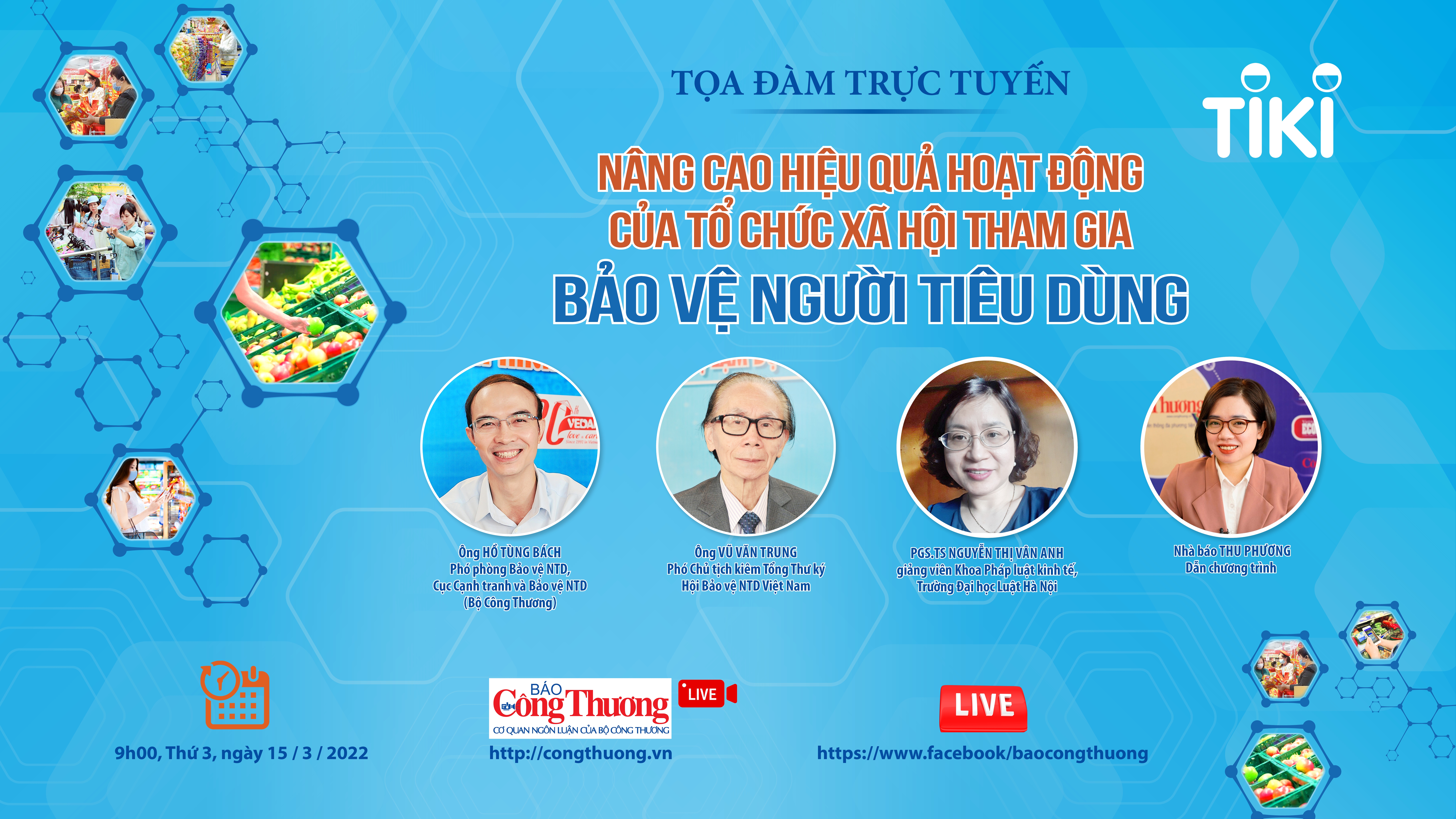 Tọa đàm “Nâng cao hiệu quả hoạt động của tổ chức xã hội tham gia bảo vệ người tiêu dùng”
