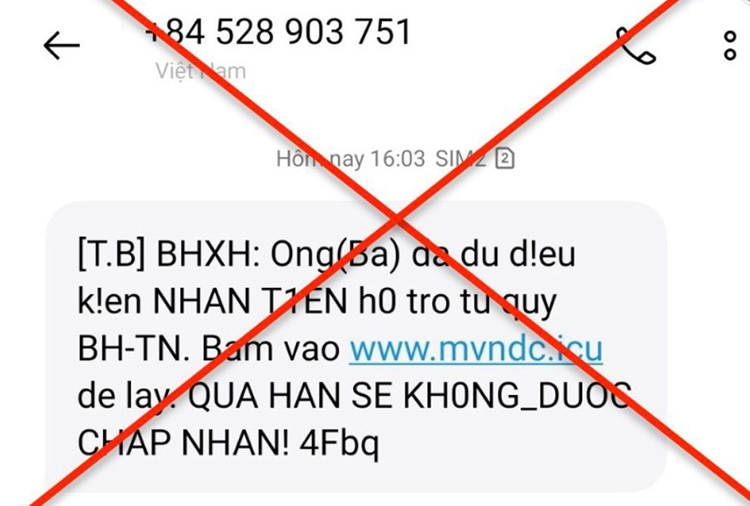 Tăng cường cảnh báo tin nhắn lừa đảo nhận hỗ trợ từ Quỹ Bảo hiểm thất nghiệp
