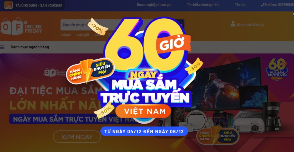Trên 3,7 triệu đơn hàng trong "60 giờ mua sắm trực tuyến Việt Nam"
