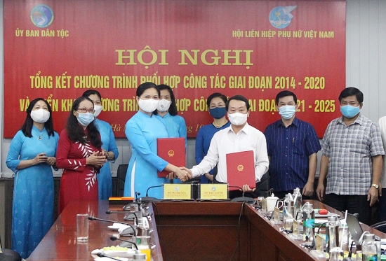 Ủy ban Dân tộc - Hội Liên hiệp Phụ nữ Việt Nam: Triển khai Chương trình phối hợp công tác giai đoạn 2021-2025