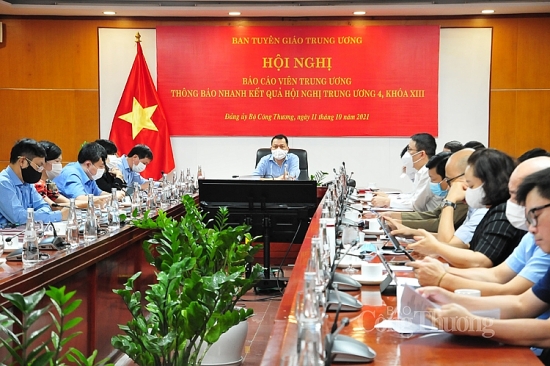 Đẩy mạnh tuyên truyền kết quả Hội nghị Trung ương 4 khoá XIII