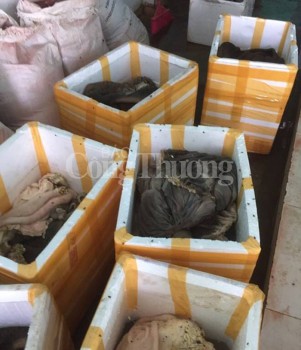 Đà Nẵng phát hiện một lượng lớn nội tạng động vật không rõ nguồn gốc