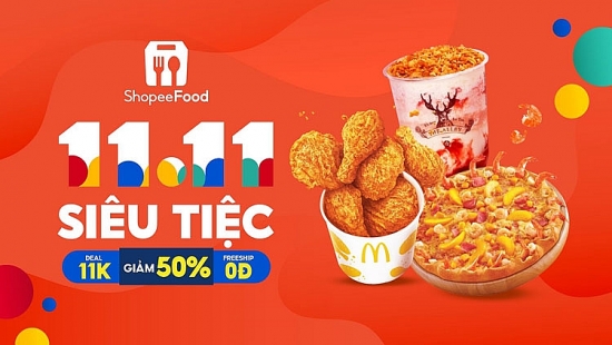 ShopeeFood khởi động mùa lễ hội cuối năm với sự kiện “Siêu tiệc 11.11”