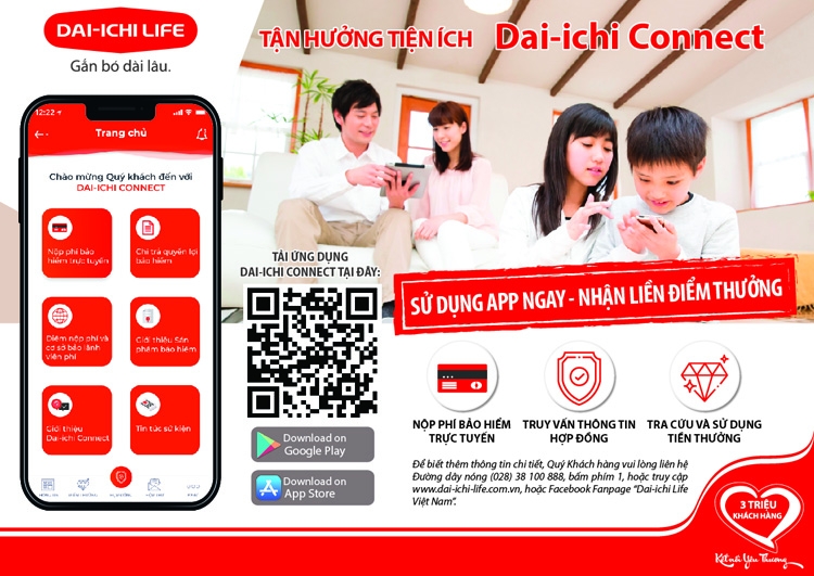 ung dung dai ichi connect mang den nhieu trai nghiem uu viet cho khach hang