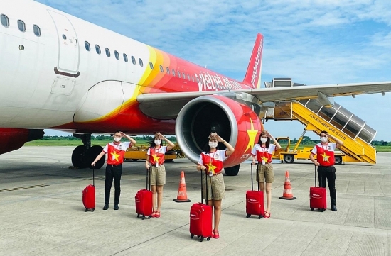 Vietjet khôi phục 48 đường bay nội địa đón khách trên những chuyến bay xanh