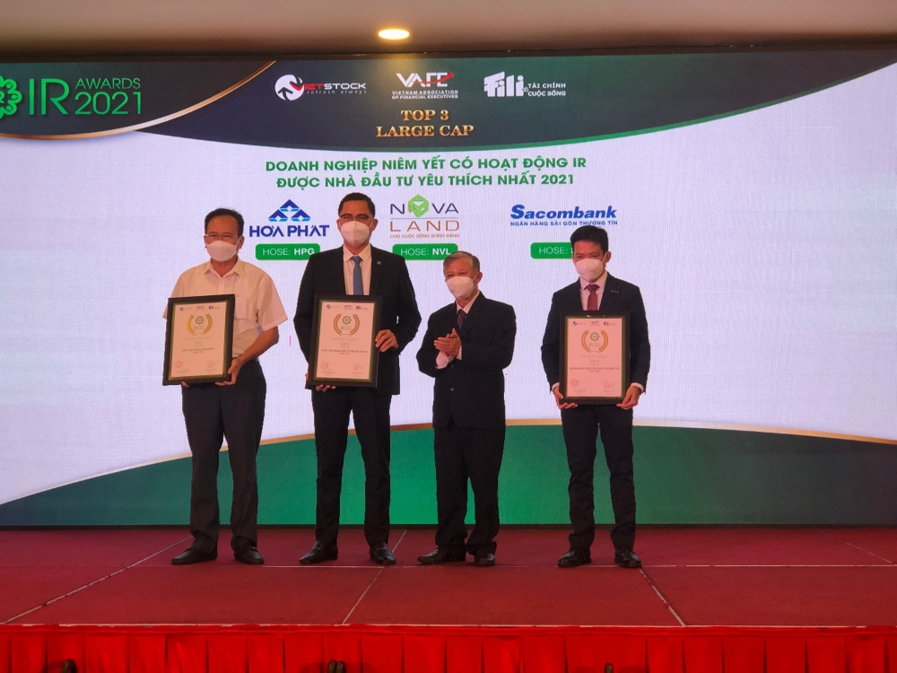 Nhiều DN niêm yết uy tín được bình chọn có hoạt động IR tốt nhất 2021