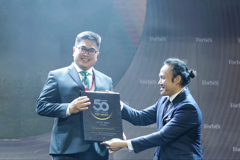 Novaland được Forbes vinh danh Top 50 công ty niêm yết tốt nhất Việt Nam