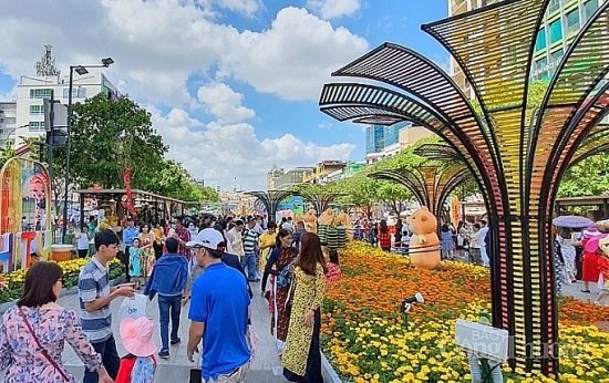 Đường hoa Nguyễn Huệ Tết Tân Sửu 2021 có gì độc đáo?
