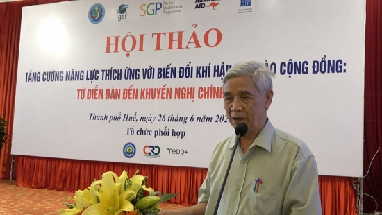 Tăng cường năng lực thích ứng với BĐKH dựa vào cộng đồng