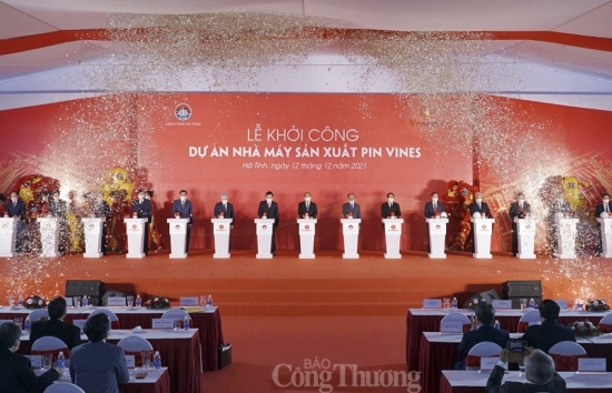 Vingroup khởi công nhà máy sản xuất Pin VinES 4.000 tỷ đồng