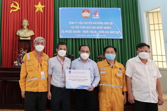 Công ty Vận chuyển Khí Đông Nam bộ triển khai chương trình an sinh xã hội tại Đồng Nai