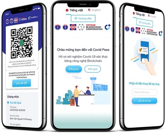CovidPass.vn - Hồ sơ xét nghiệm Covid-19 xác thực bằng công nghệ Blockchain