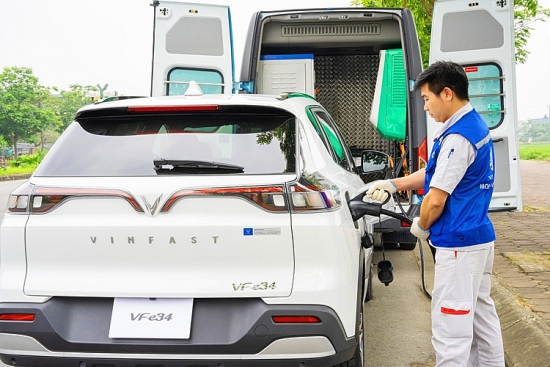 VinFast triển khai Dịch vụ cứu hộ pin ô tô điện 24/7