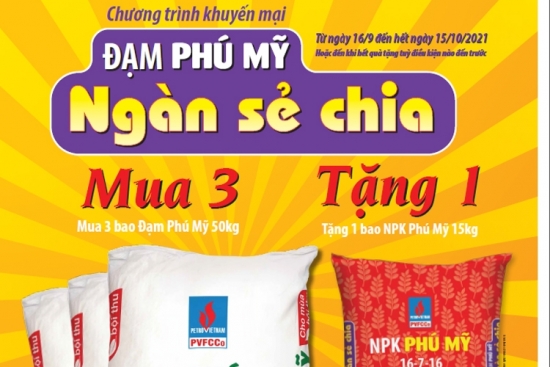 “Đạm Phú Mỹ - Ngàn sẻ chia”: Hơn 3.000 tấn phân bón trị giá hơn 30 tỷ đồng tặng bà con nông dân