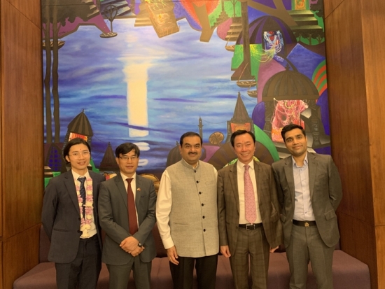 Tập đoàn Adani Ấn Độ tìm kiếm cơ hội hợp tác đầu tư kinh doanh trong lĩnh vực năng lượng và cảng biển tại Việt Nam