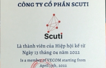 Công ty Cổ phần Scuti chính thức trở thành thành viên của Hiệp hội Thương mại điện tử Việt Nam