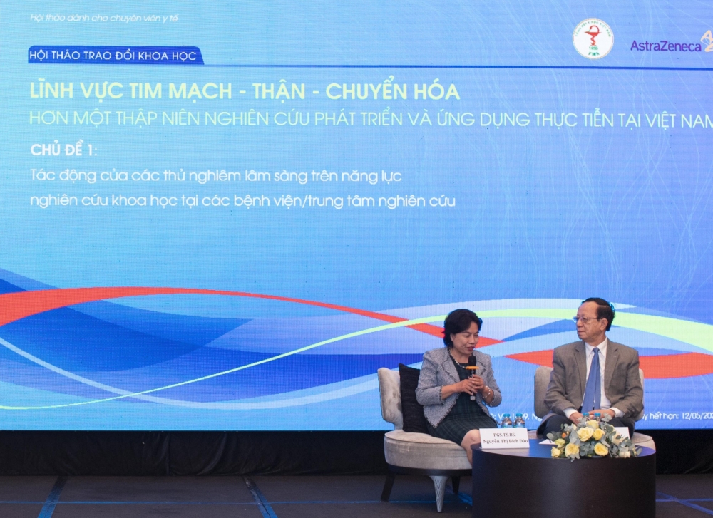 Nghiên cứu lâm sàng và ứng dụng thực tiễn trong lĩnh vực chăm sóc tim mạch, thận, chuyển hóa tại Việt Nam