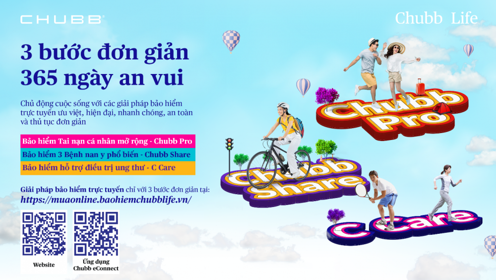 Chubb Life Việt Nam ra mắt 2 giải pháp bảo hiểm mới Chubb Pro và Chubb Share