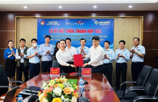 Trường Cao đẳng Công nghiệp và Xây dựng hợp tác cùng Sun Group về đào tạo nghề