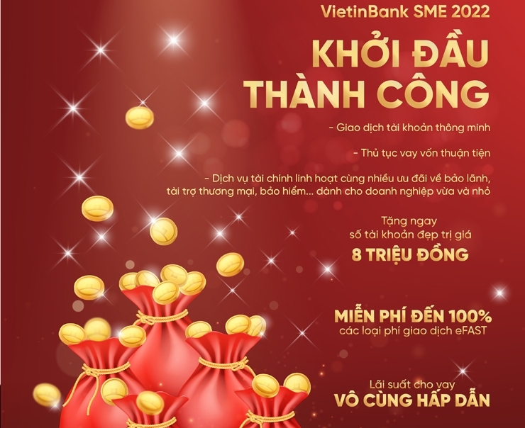 VietinBank ưu đãi toàn diện cho khách hàng doanh nghiệp vừa và nhỏ