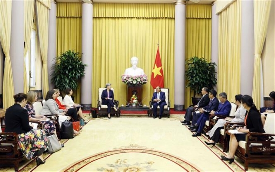 Chủ tịch nước Nguyễn Xuân Phúc tiếp Bộ trưởng Ngoại giao Australia