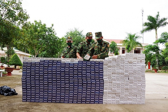 Bộ đội Biên phòng An Giang quyết liệt phòng, chống buôn lậu thuốc lá trong mùa dịch