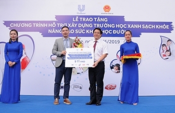 Unilever Việt Nam tiếp tục hỗ trợ xây dựng trường học Xanh – Sạch – Khoẻ