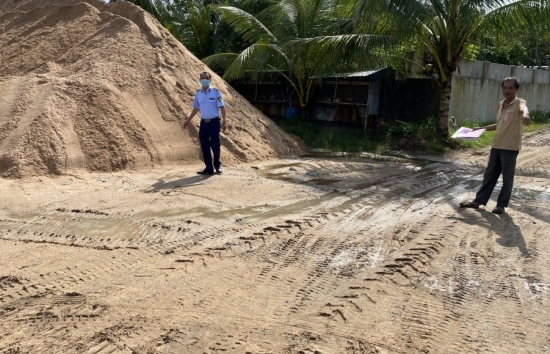 Bình Thuận: Phát hiện một số cơ sở kinh doanh bán cát không có nguồn gốc hợp pháp