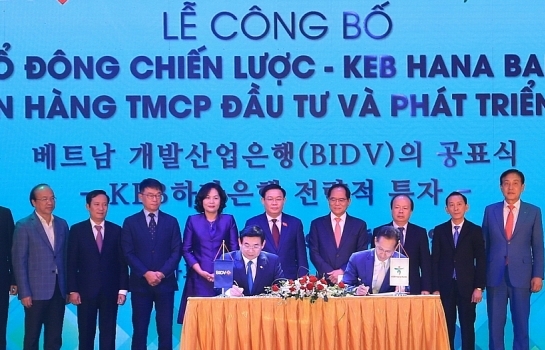 keb hana bank chinh thuc tro thanh co dong chien luoc nuoc ngoai cua bidv
